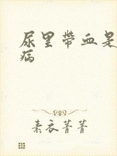 尿里带血是什么病