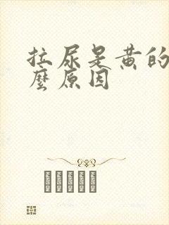 拉尿是黄的是什么原因