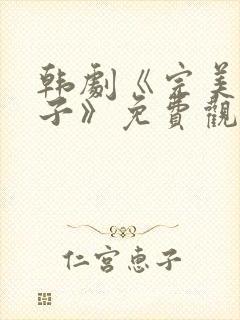 韩剧《完美的妻子》免费观看