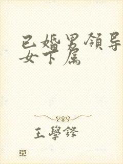 已婚男领导喜欢女下属封面