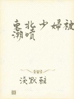 东北少妇被爽高潮喷