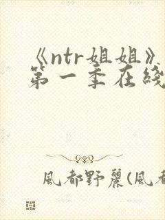 《ntr姐姐》第一季在线播放全集