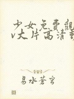 少女免费观看mv大片高清动漫版