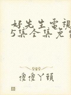 好先生电视剧45集全集免费观看