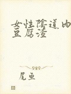 女性阴道内白色豆腐渣