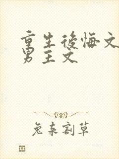 重生后悔文弥补男主文