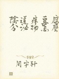 阴道痒豆腐渣样分泌物怎么办