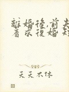 离婚后,前夫哭着求复婚 短剧