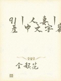 91丨人妻丨国产 中文字幕封面