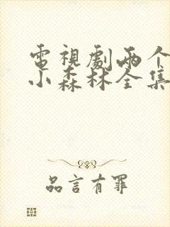 电视剧两个人的小森林全集免费观看