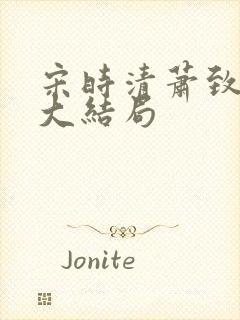 宋时清萧致徐蓉大结局