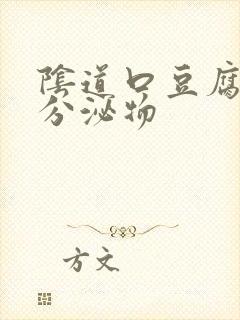 阴道口豆腐渣样分泌物