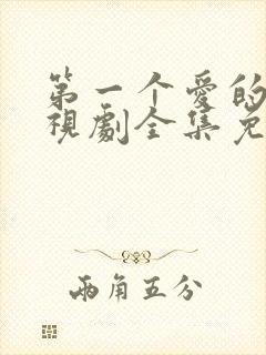 第一个爱的人电视剧全集免费观看