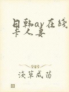 日韩av在线不卡人妻