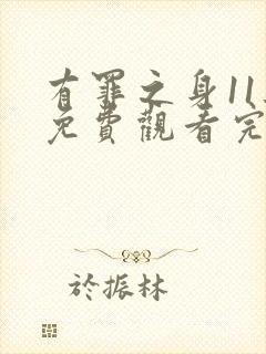 有罪之身11集免费观看完整版封面