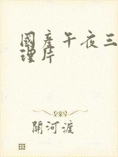 国产午夜三级伦理片