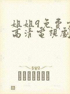 姐姐9免费完整高清电视剧在线看封面