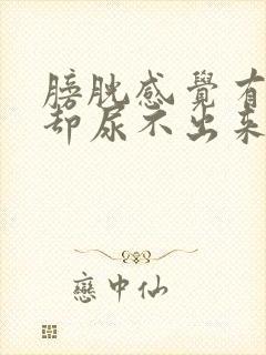 膀胱感觉有尿意却尿不出来