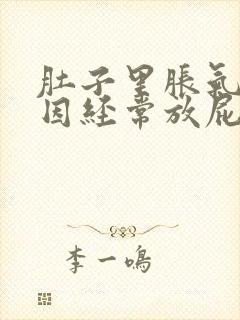 肚子里胀气的原因经常放屁封面