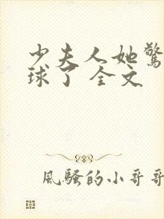 少夫人她惊艳全球了 全文