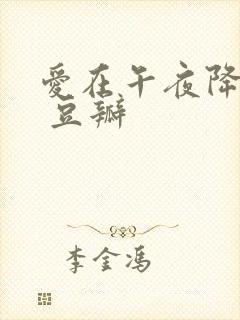 爱在午夜降临前 豆瓣