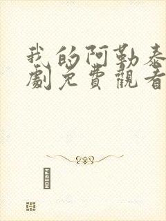 我的阿勒泰电视剧免费观看全集中文