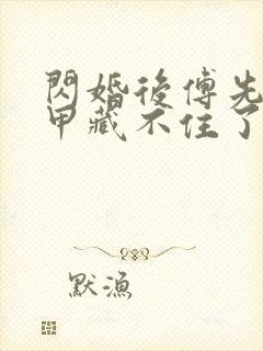 闪婚后傅先生马甲藏不住了txt免费下载