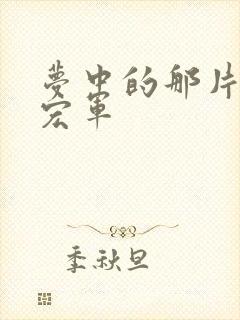 梦中的那片海陈宏军