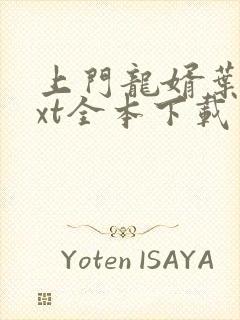 上门龙婿叶辰txt全本下载