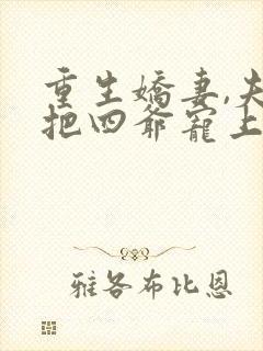 重生娇妻,夫人把四爷宠上天了