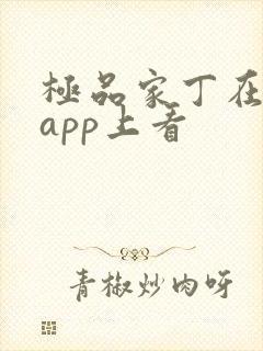 极品家丁在哪个app上看