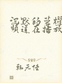 沉默的荣耀哪个频道在播放啊封面