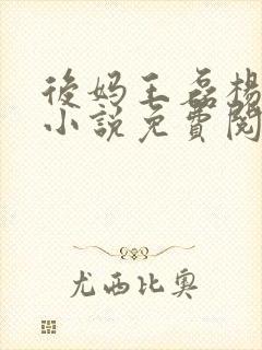 后妈王磊杨晓芬小说免费阅读