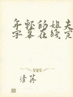 年轻的姐夫中文字幕在线完整观看