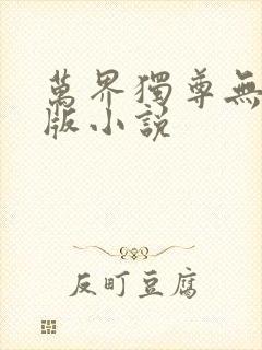 万界独尊无忧原版小说