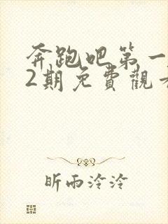 奔跑吧第一季12期免费观看