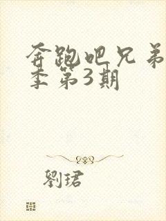 奔跑吧兄弟第5季第3期封面