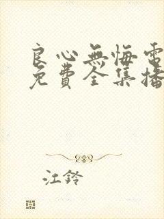 良心无悔电视剧免费全集播放