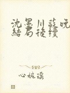 沈墨川苏晚晴大结局后续