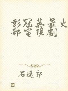 彭冠英最火的三部电视剧