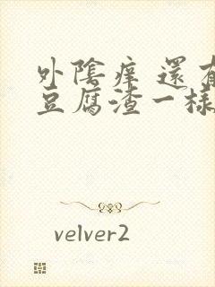 外阴痒 还有像豆腐渣一样白色封面