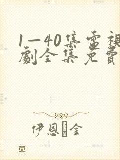 1—40集电视剧全集免费观看