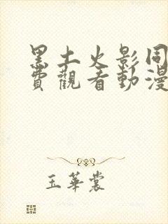 黑土火影同人免费观看动漫