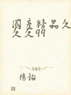 国产精品久久久久久99