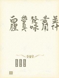 白带发黄并带有腥臭味用什么药封面