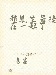 赵凤生最后和谁在一起了