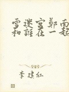 雪迷宫郑南最后和谁在一起封面
