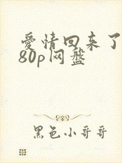 爱情回来了1080p网盘