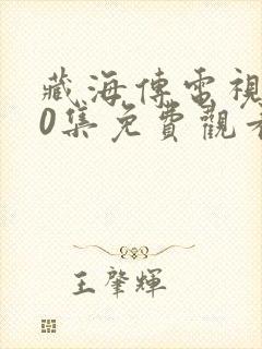 藏海传电视剧40集免费观看封面