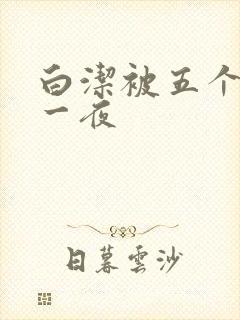 白洁被五个人玩一夜